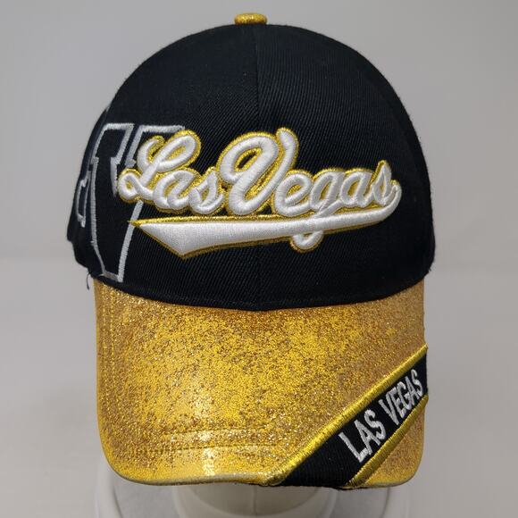 Las Vegas Strapback Baseball Cap Multicolor OS Adjustable Embroidered Chelona - Picture 2 of 9